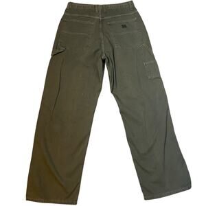 Vintage American Eagle Carpenter Pants Mens 33x32 Olive Green Classic Streetwear